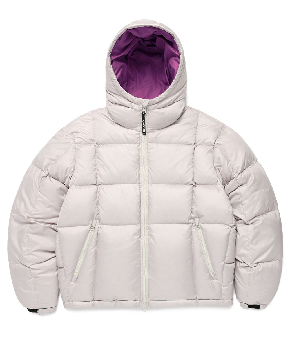 HOODED DUCK DOWN JACKET[ASH]